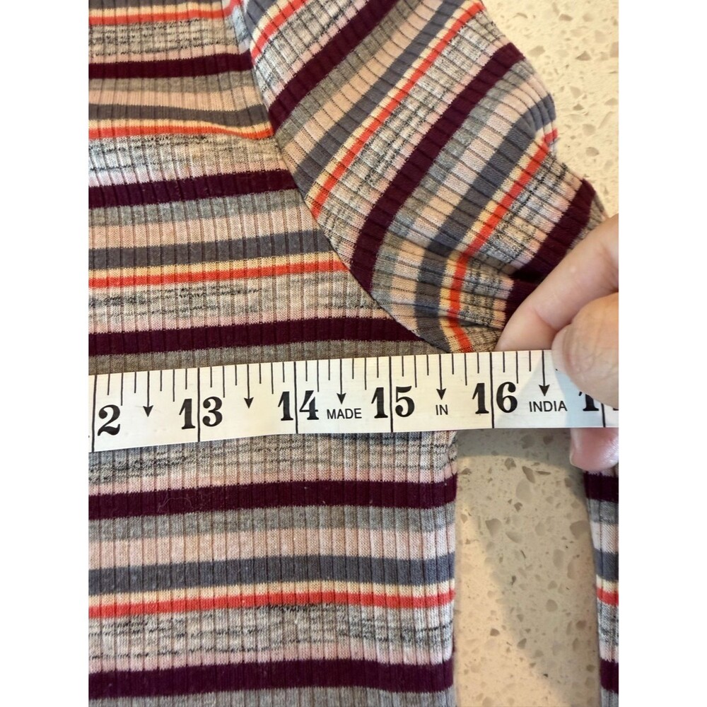 wild fable Striped Midi Dress in White, Red, Blue S - Picture 6 of 7